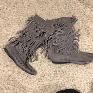Fringe Boots